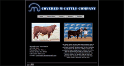 Desktop Screenshot of coveredmcattleco.com